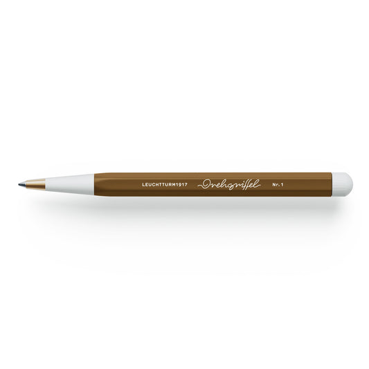 LEUCHTTURM1917 Ball Point Pen with Royal Blue Ink Drehgriffel No. 1 - SPICE BROWN