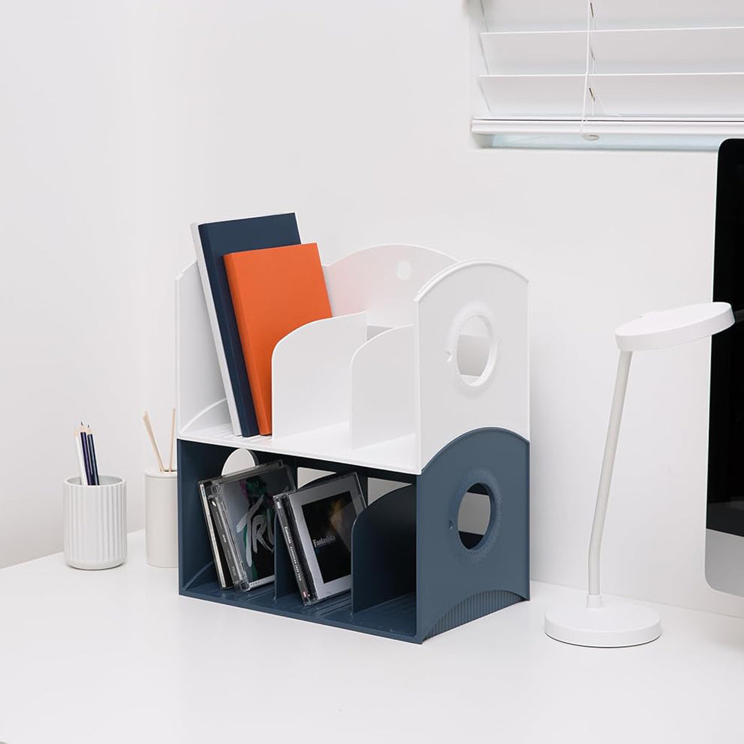 Litem Multi Book Shelf 3 Tiers - Navy