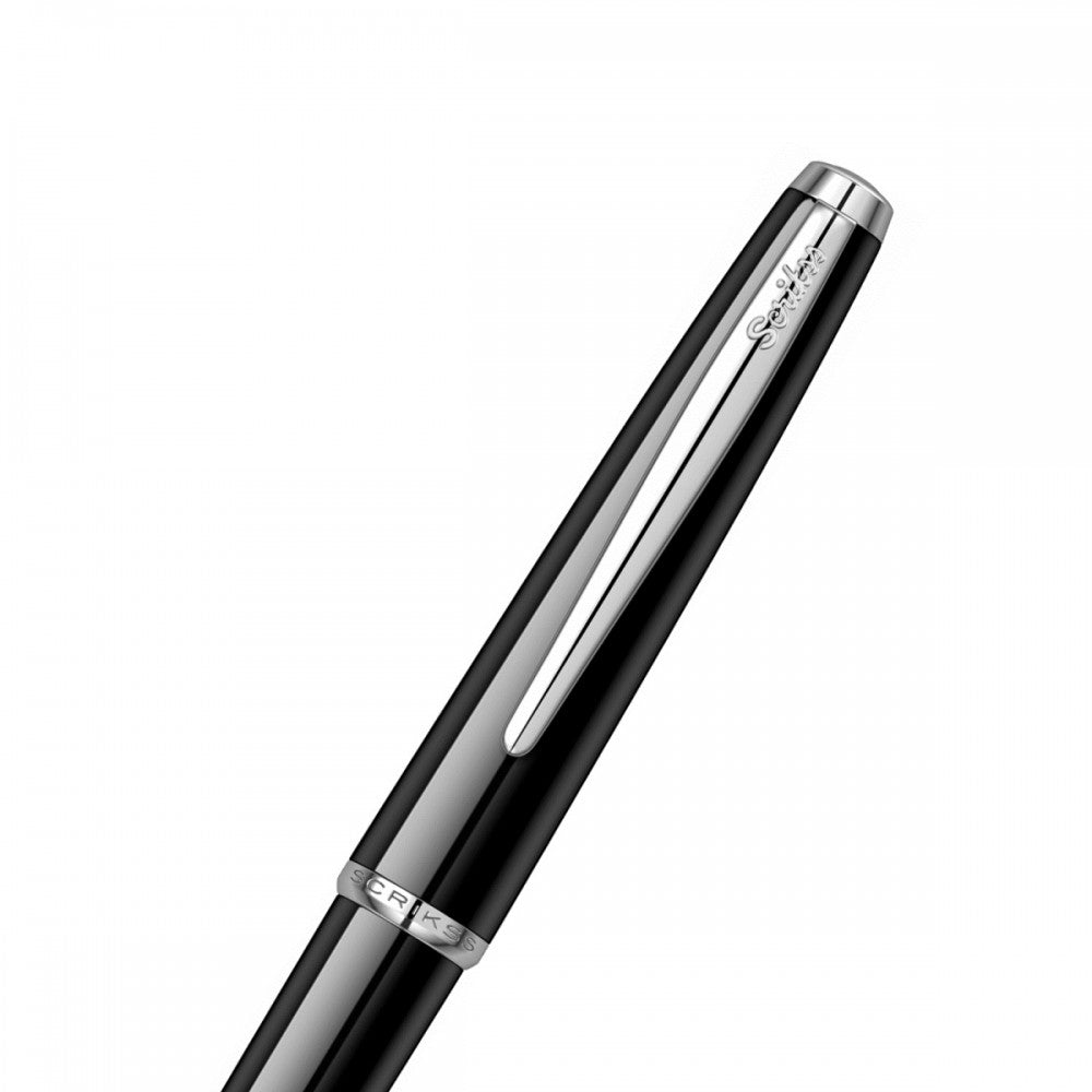 Scrikss Vintage 33 Rollerball Pen - Black CT