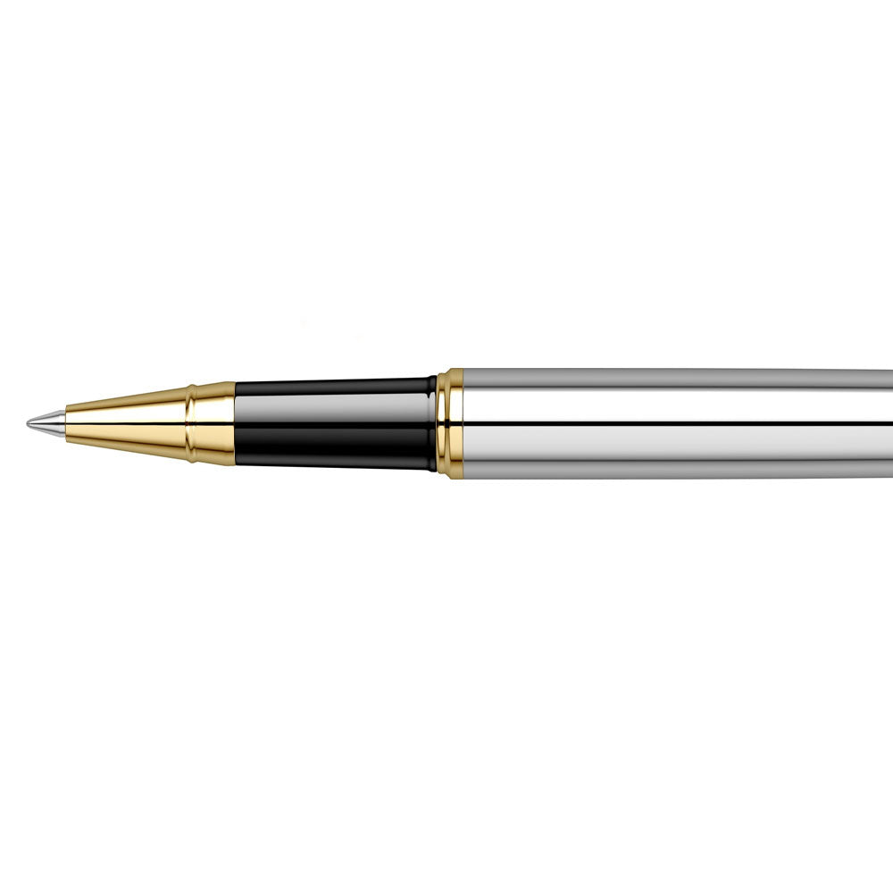 Scrikss Oscar 39 Rollerball Pen in Chrome GT on a white background