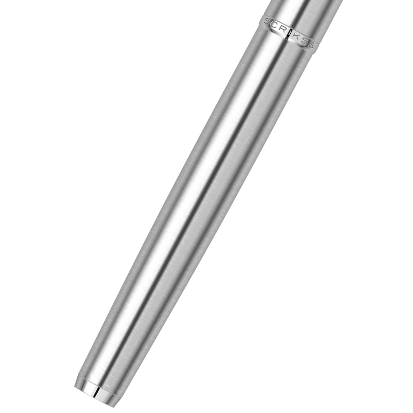 Scrikss Metropolis 78 Fountain Pen – Stainless Steel CT