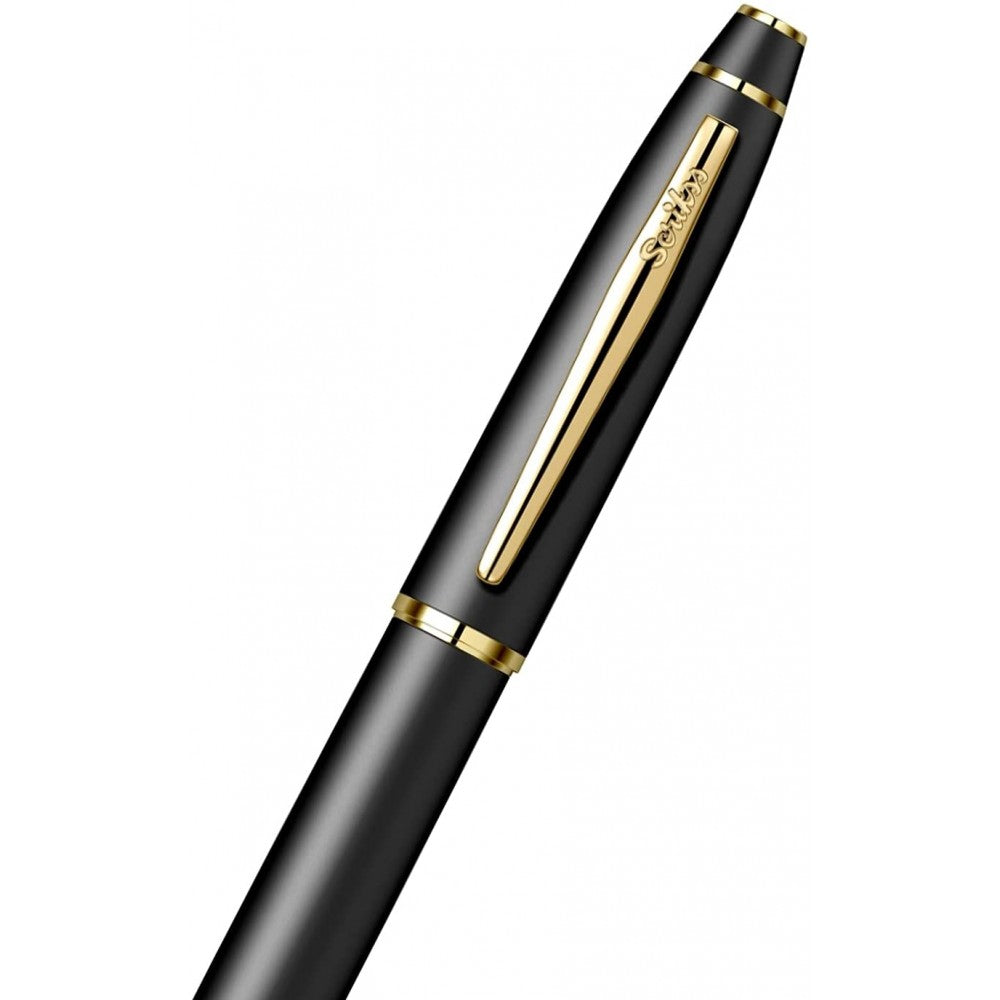 Scrikss Noble 35 Rollerball Pen - Matte Black GT