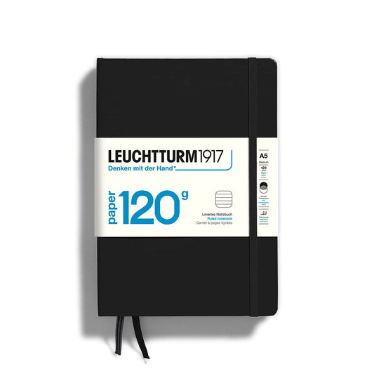 LEUCHTTURM1917 RULED NOTEBOOK SPECIAL EDITION 120 (203) - BLACK