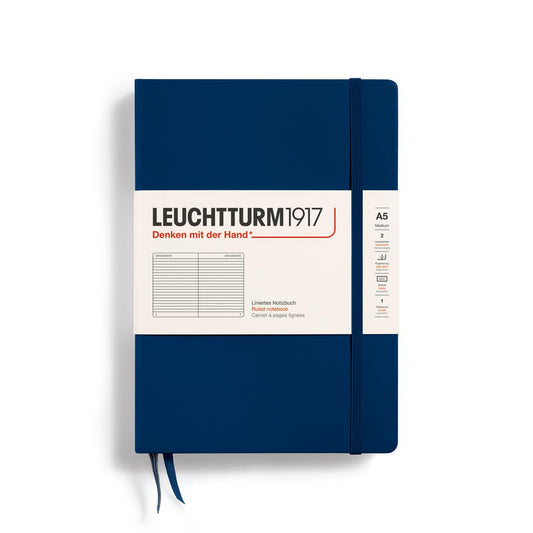 LEUCHTTURM1917 RULED NOTEBOOK-A5(251) - NAVY
