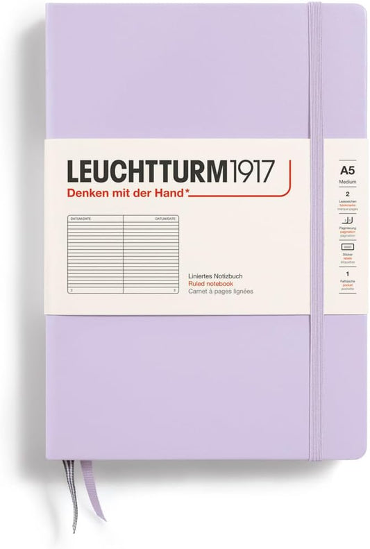 LEUCHTTURM1917 RULED NOTEBOOK-A5(251) - LILAC