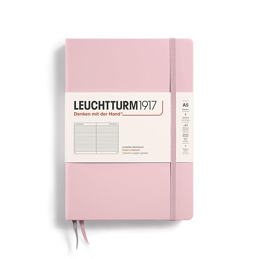 LEUCHTTURM1917 RULED NOTEBOOK-A5(251) - POWDER