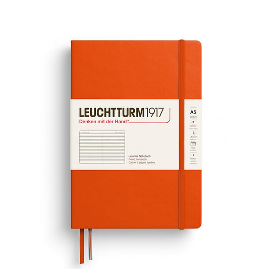 LEUCHTTURM1917 RULED NOTEBOOK-A5(251) - PUMPKIN