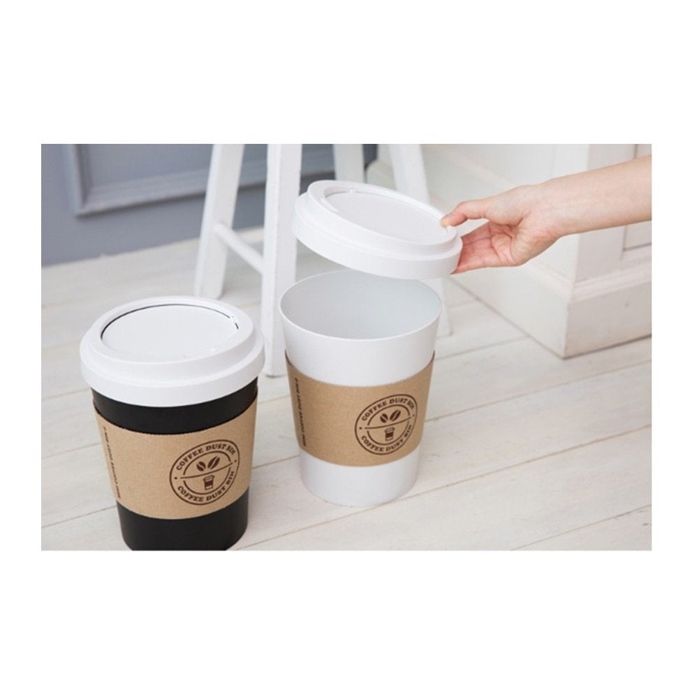 LITEM- MINI COFFEE DUST BIN - BROWN