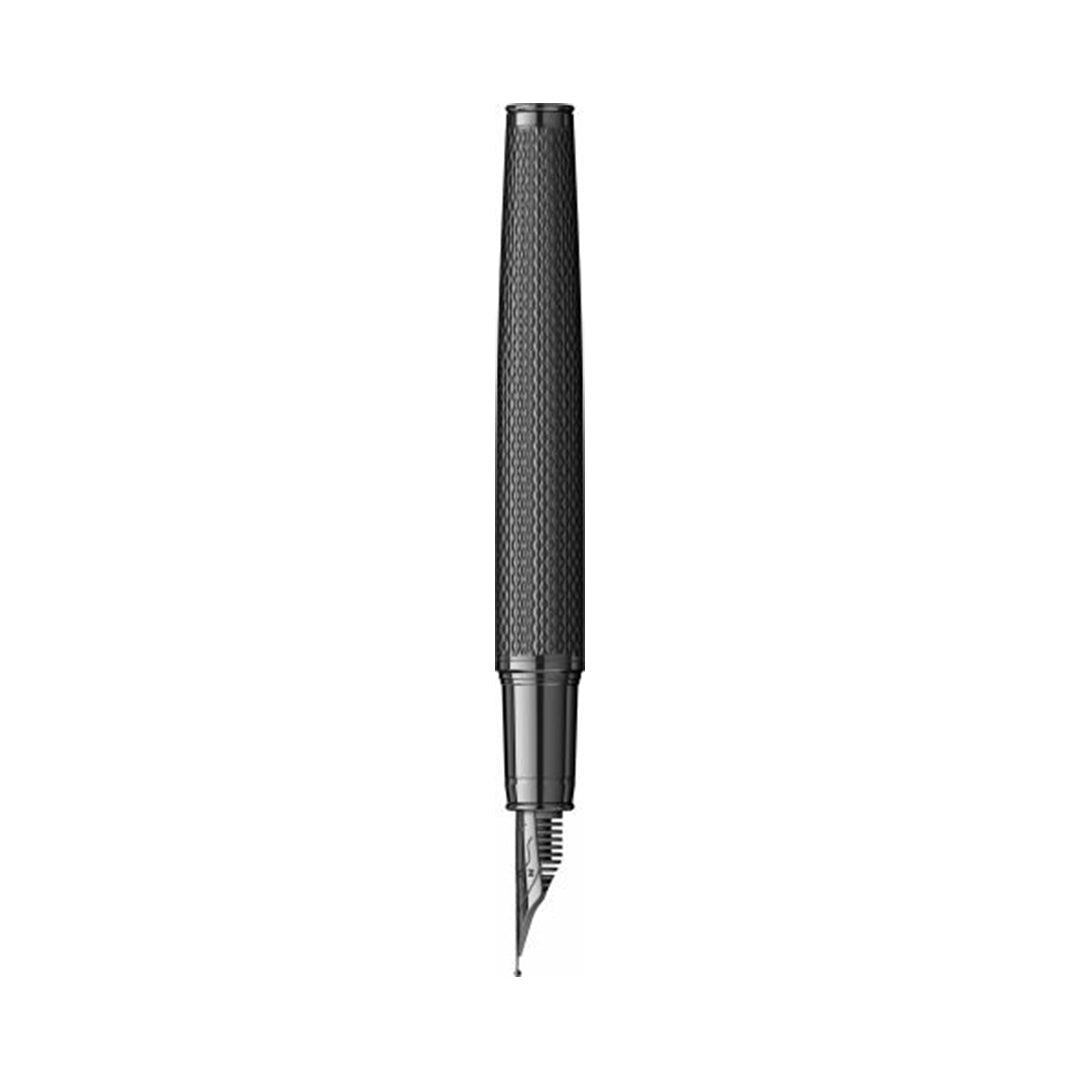 Scrikss Oscar 390 Medium Nib Fountain Pen - Matt Black