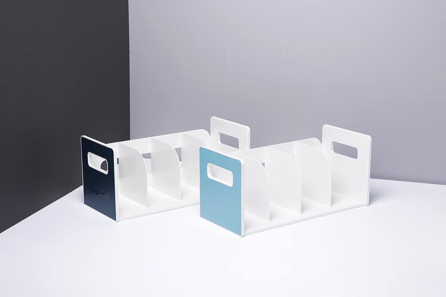 Litem | Book Rack with  4 Compartments | Organiser | Navy | My Room