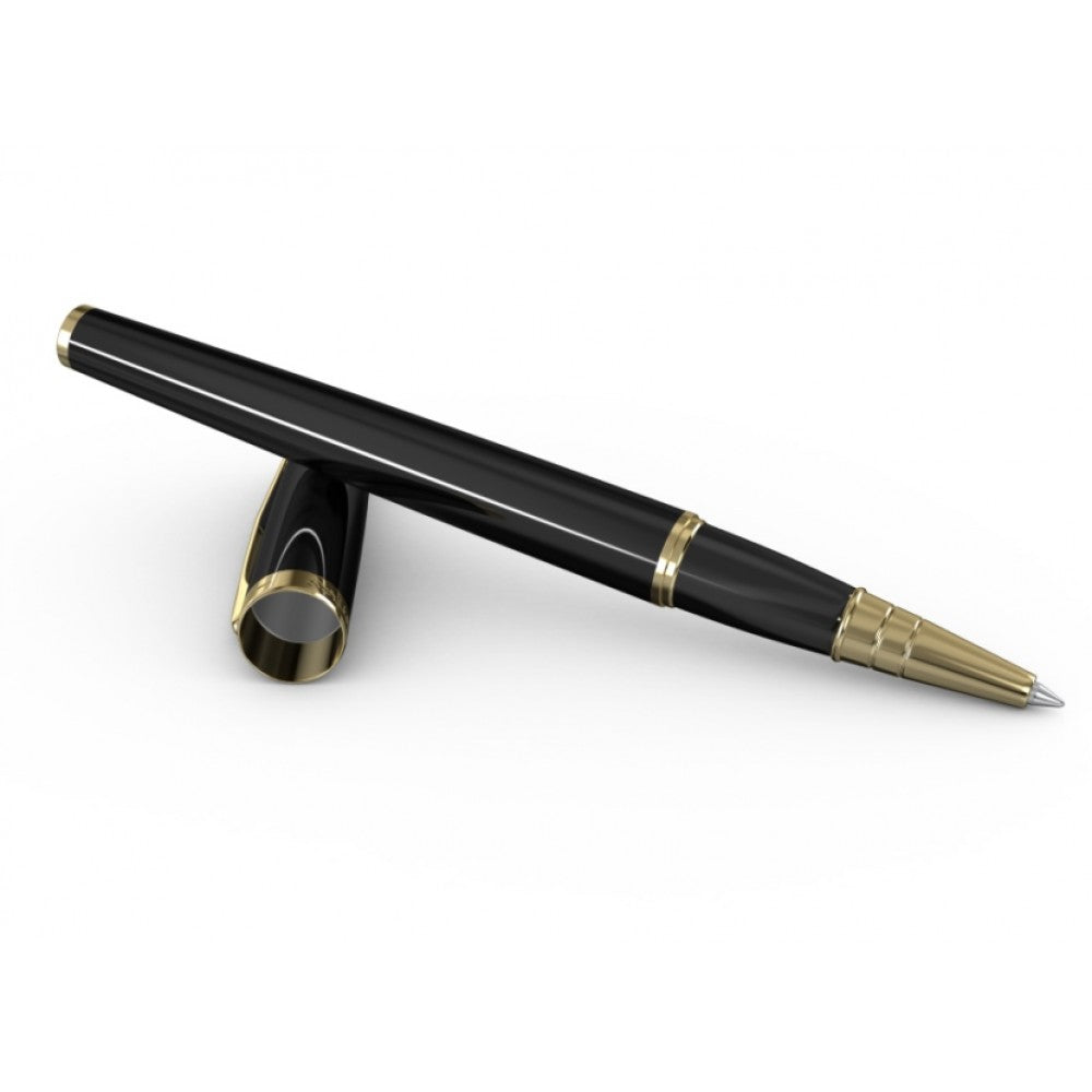 Scrikss Honour 38 Rollerball Pen in Glossy Black GT on a white background
