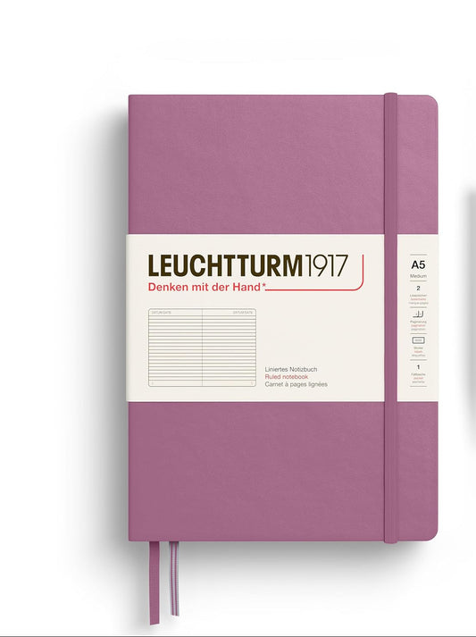 LEUCHTTURM1917 RULED NOTEBOOK-A5(251) - DUSTY ROSE