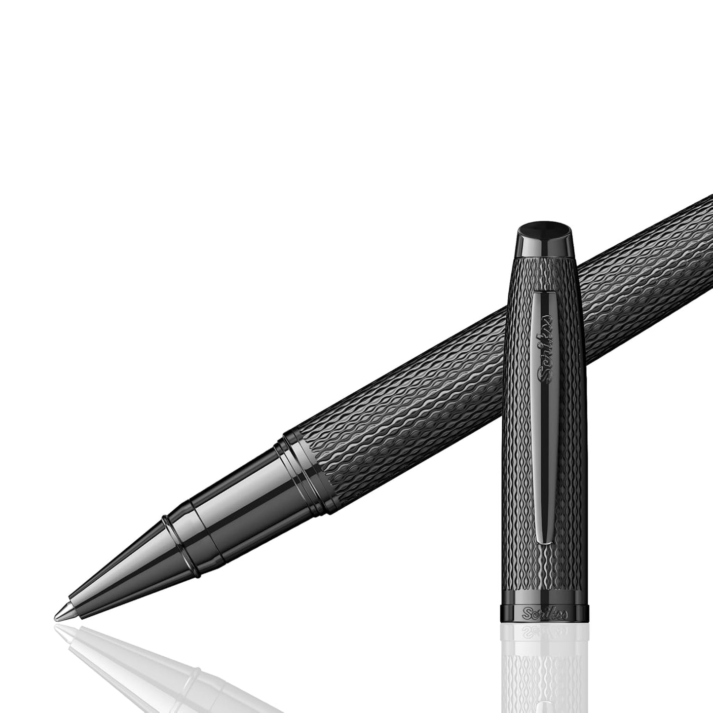 Scrikss Oscar 390 Rollerball Pen - Matte Black