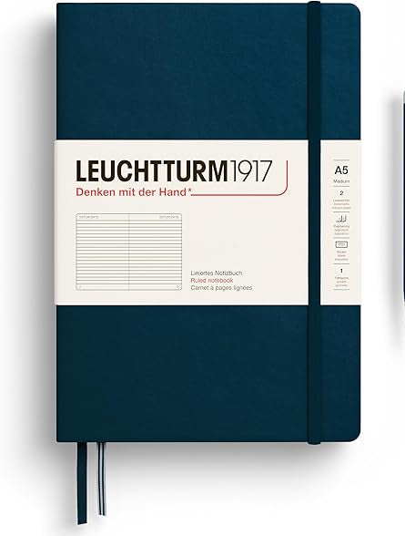 LEUCHTTURM1917 RULED NOTEBOOK-A5(251) - DEEP SEA