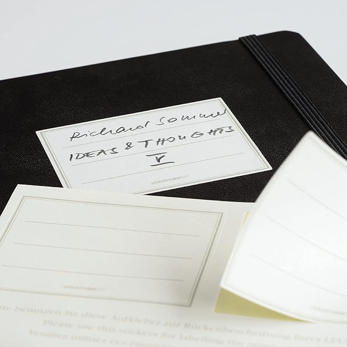 LEUCHTTURM1917 SQUARED NOTEBOOK- Master Classic A4+(235 pages) - BLACK