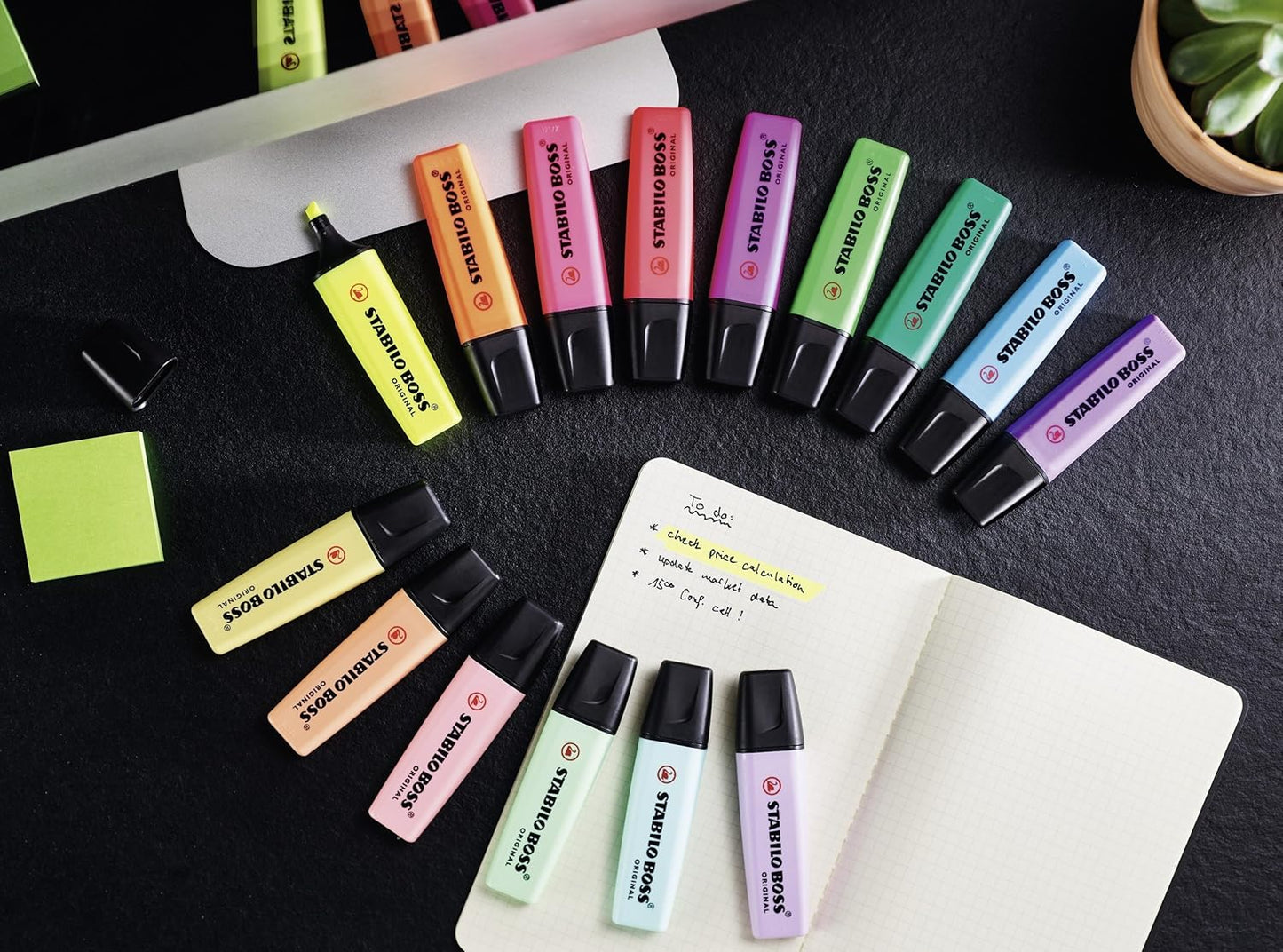 Stabilo Boss Highlighter Pastel-Pack Of 4 Blst(Mell/Cbp/C Blu/Lime)