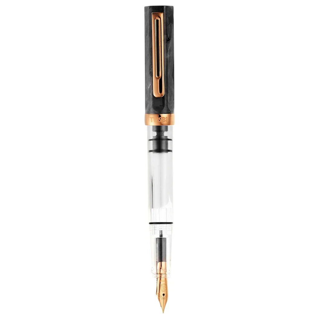 TWSBI ECO Black Marble with Bronze Fountain Pen