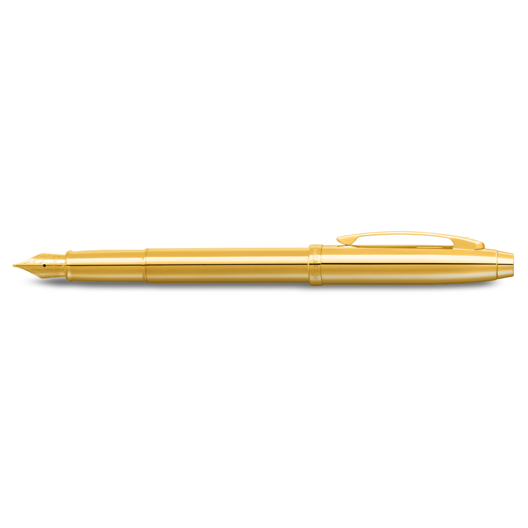 Sheaffer 100 Glossy PVD Gold Fountain Pen