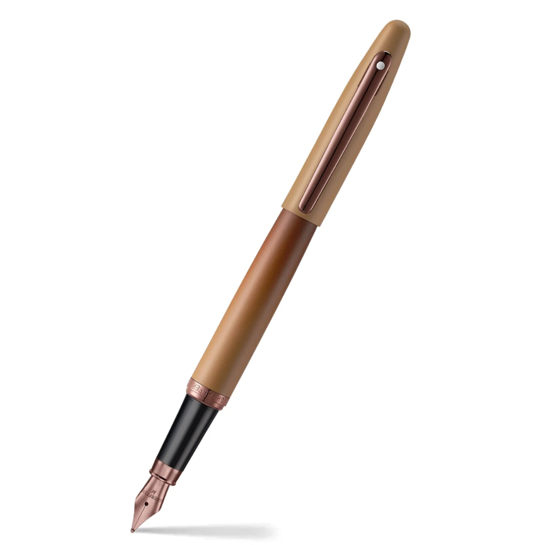 Sheaffer VFM Coffee Edition Fountain Pen with 3 Ink Vials Set