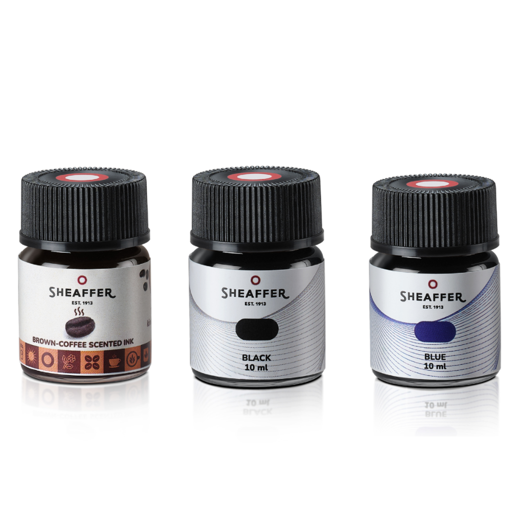 Sheaffer VFM Coffee Edition Fountain Pen with 3 Ink Vials Set