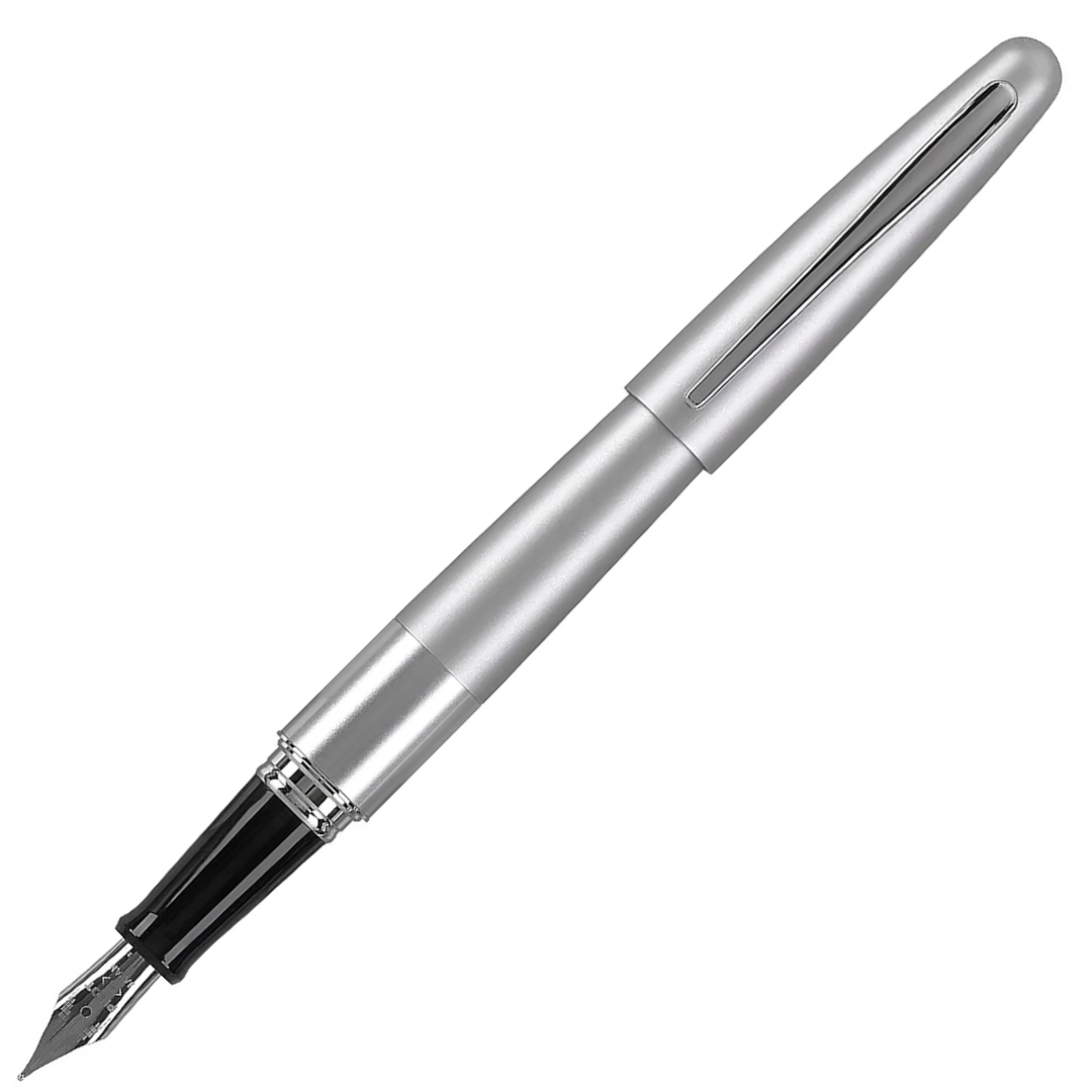 Pilot Metropolitan Silver Plain Fountain Pen