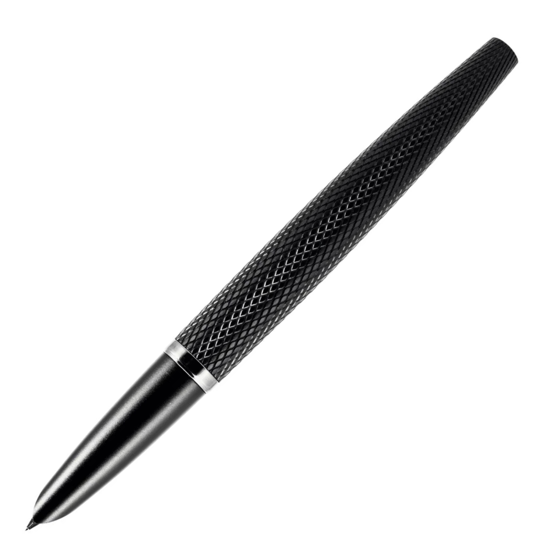 Diplomat Viper Black Guilloche Fountain Pen