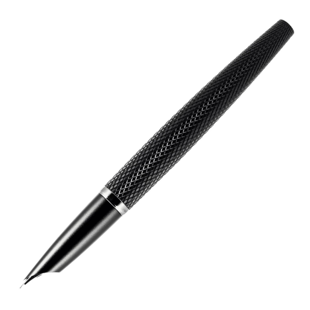 Diplomat Viper Black Guilloche Fountain Pen