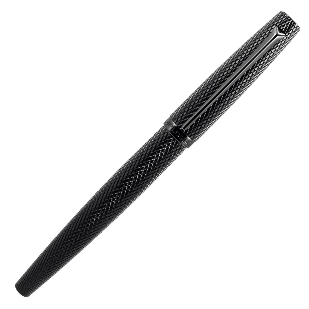 Diplomat Viper Black Guilloche Fountain Pen