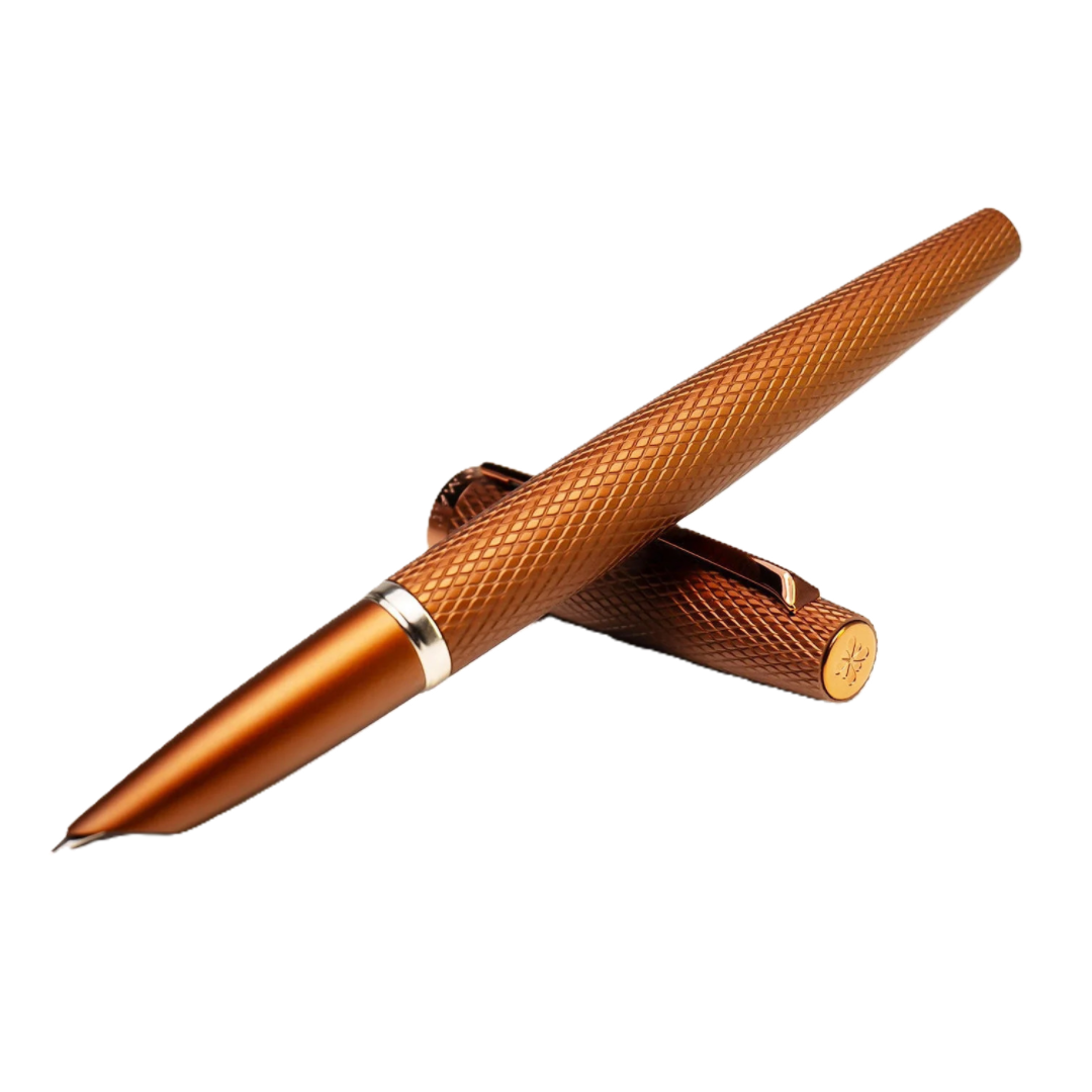 Diplomat Viper Brown Guilloche Fountain Pen