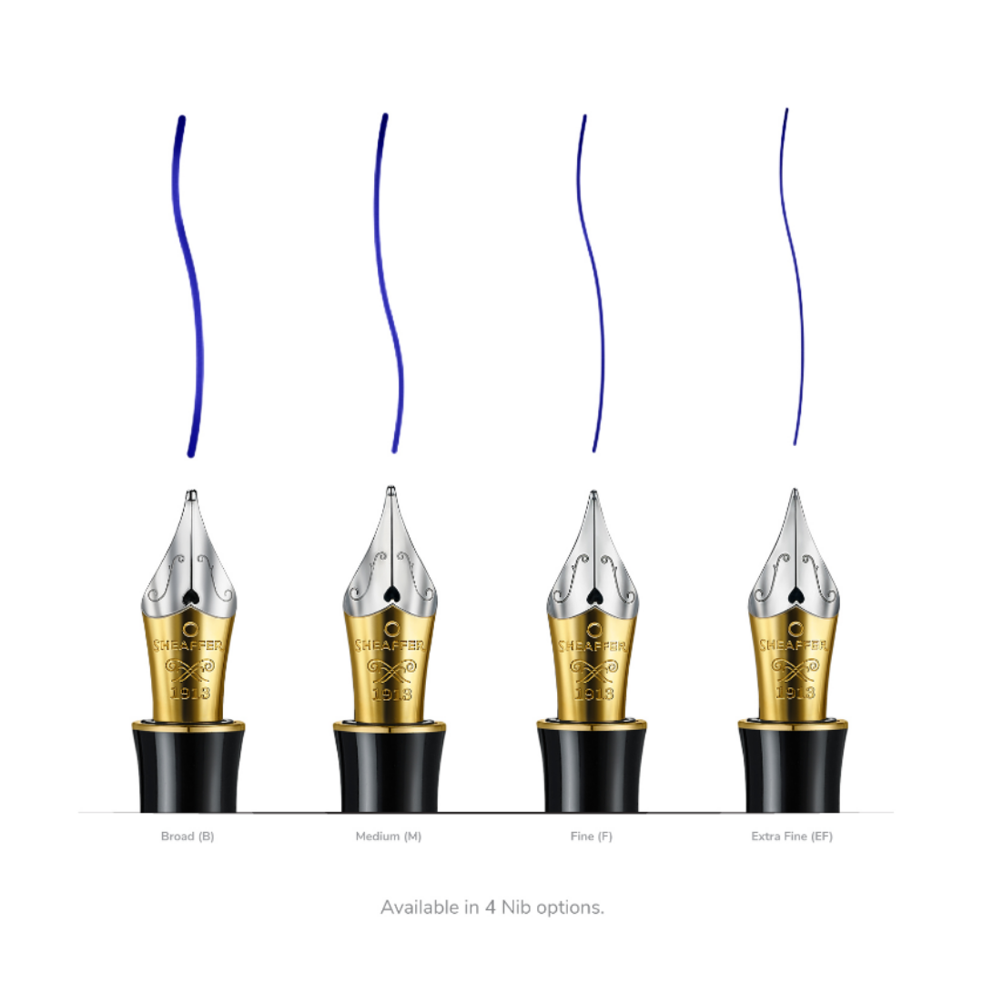 Sheaffer Balance III Glossy Black Fountain Pen CT