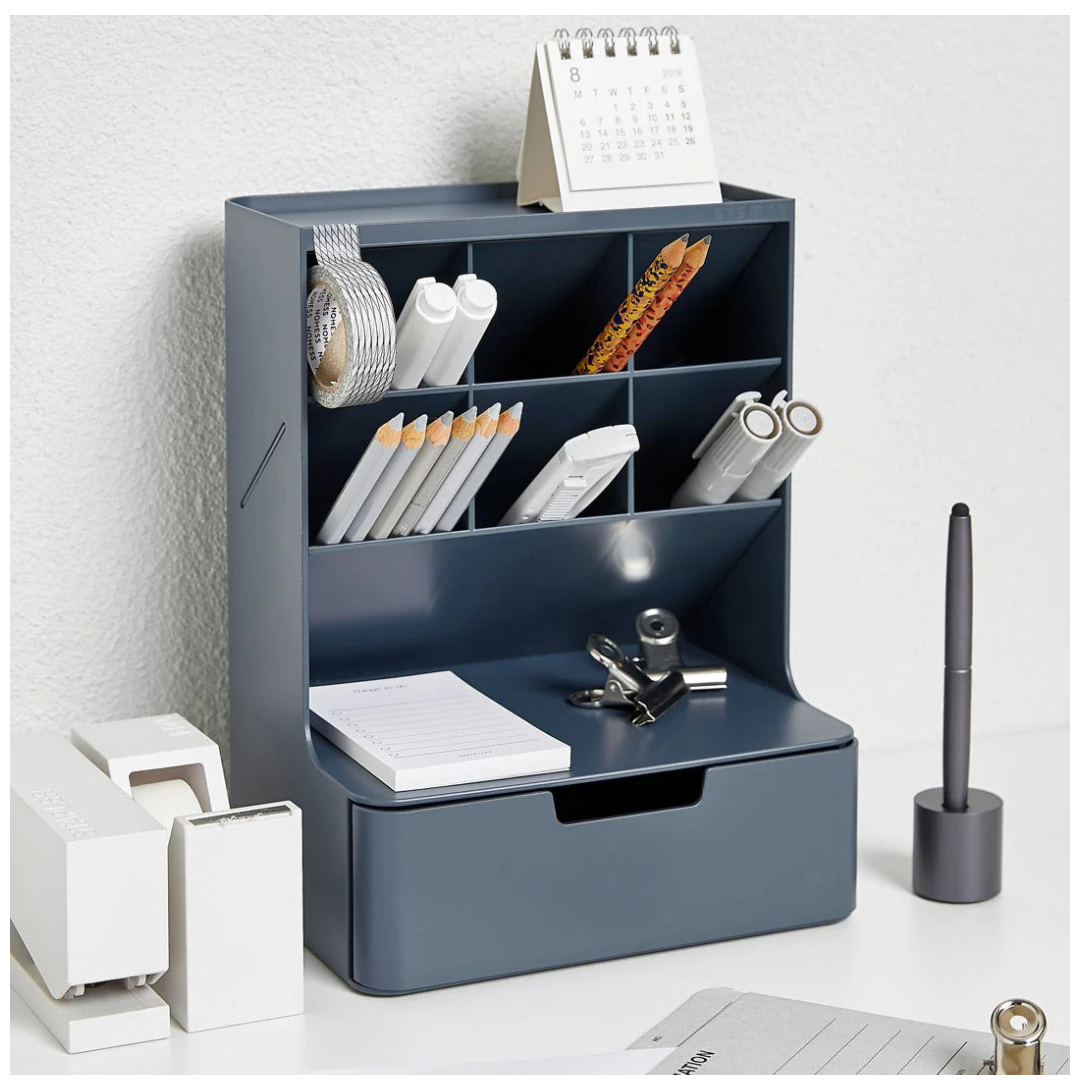 Litem Hive Desk Organizer - Prussian Blue