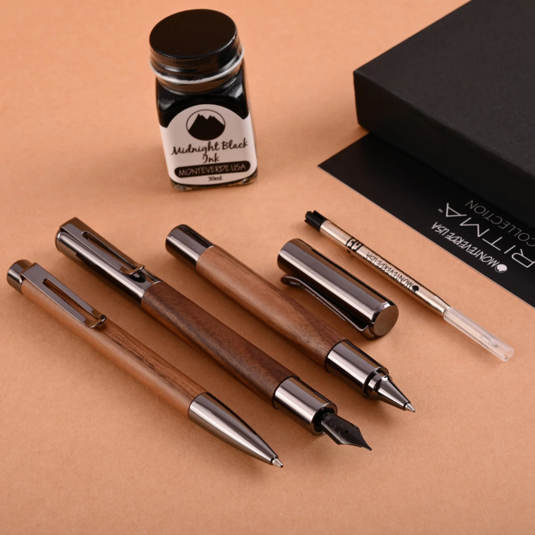 Monteverde Ritma Gift Set of 5- Walnut (Special Edition)