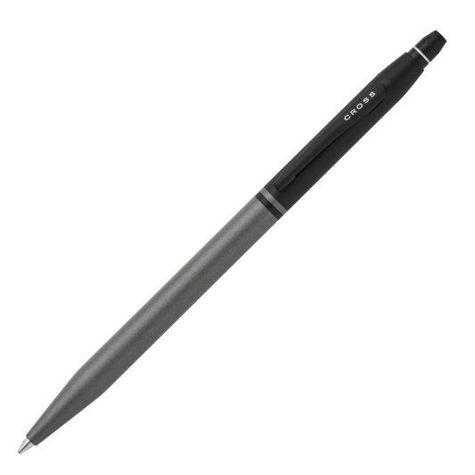 Cross Click Tuxedo Satin Metallic Gray Ballpoint Pen