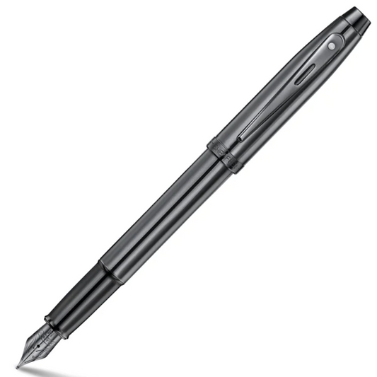 Sheaffer 100 Ionic Gunmetal Grey Fountain Pen - Medium Nib