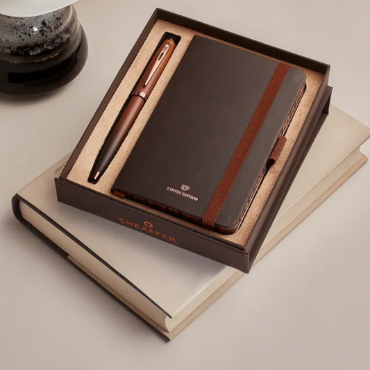 Sheaffer Coffee Edition Ballpoint Pen with & Small Notebook