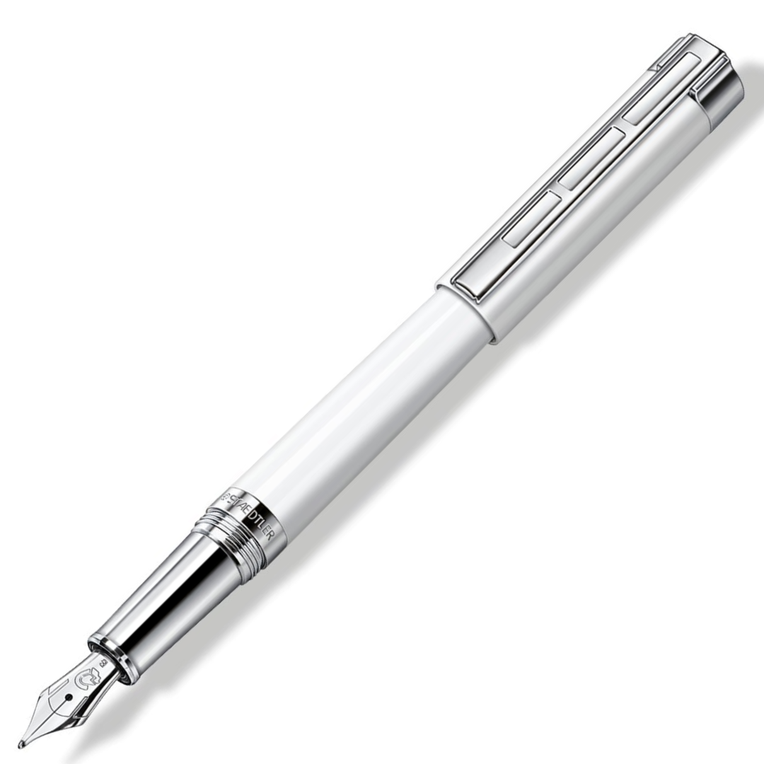 Staedtler Premium Resina White Barrel Fountain Pen