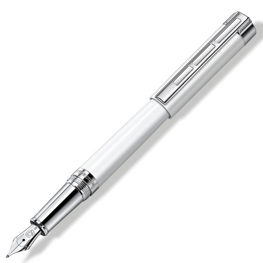Staedtler Premium Resina White Barrel Fountain Pen