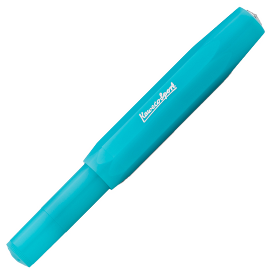 Kaweco Frosted Sport Light Blueberry Fountain Pen (With Clip)