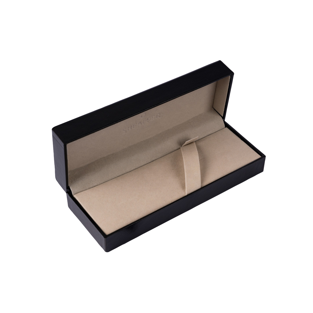 Sheaffer 100 Glossy Black Gold Trim Roller Pen