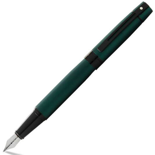 Sheaffer 300 Matt Green Fountain Pen - Medium Nib