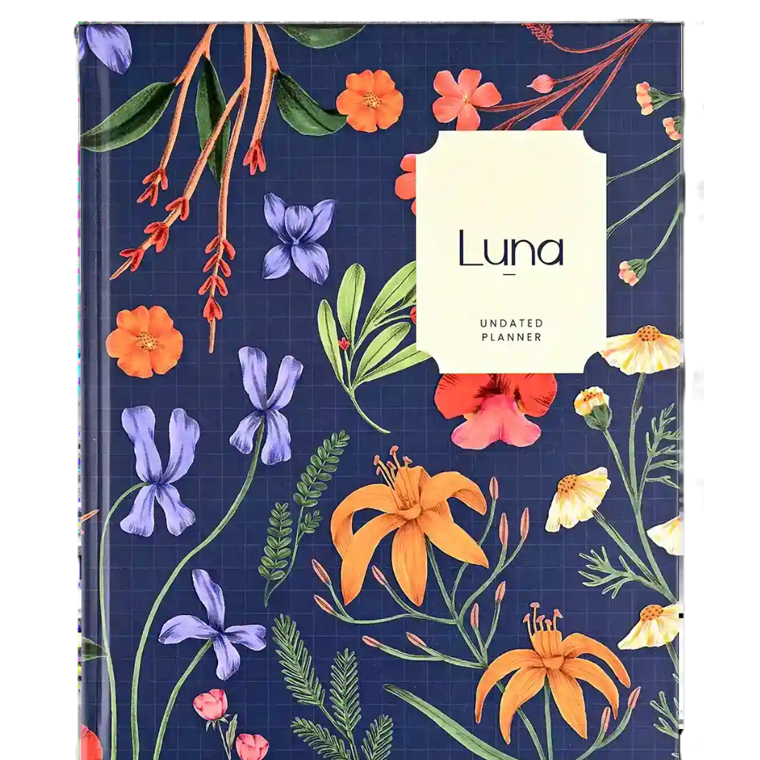 Scholar Luna Undated Planner – Blue