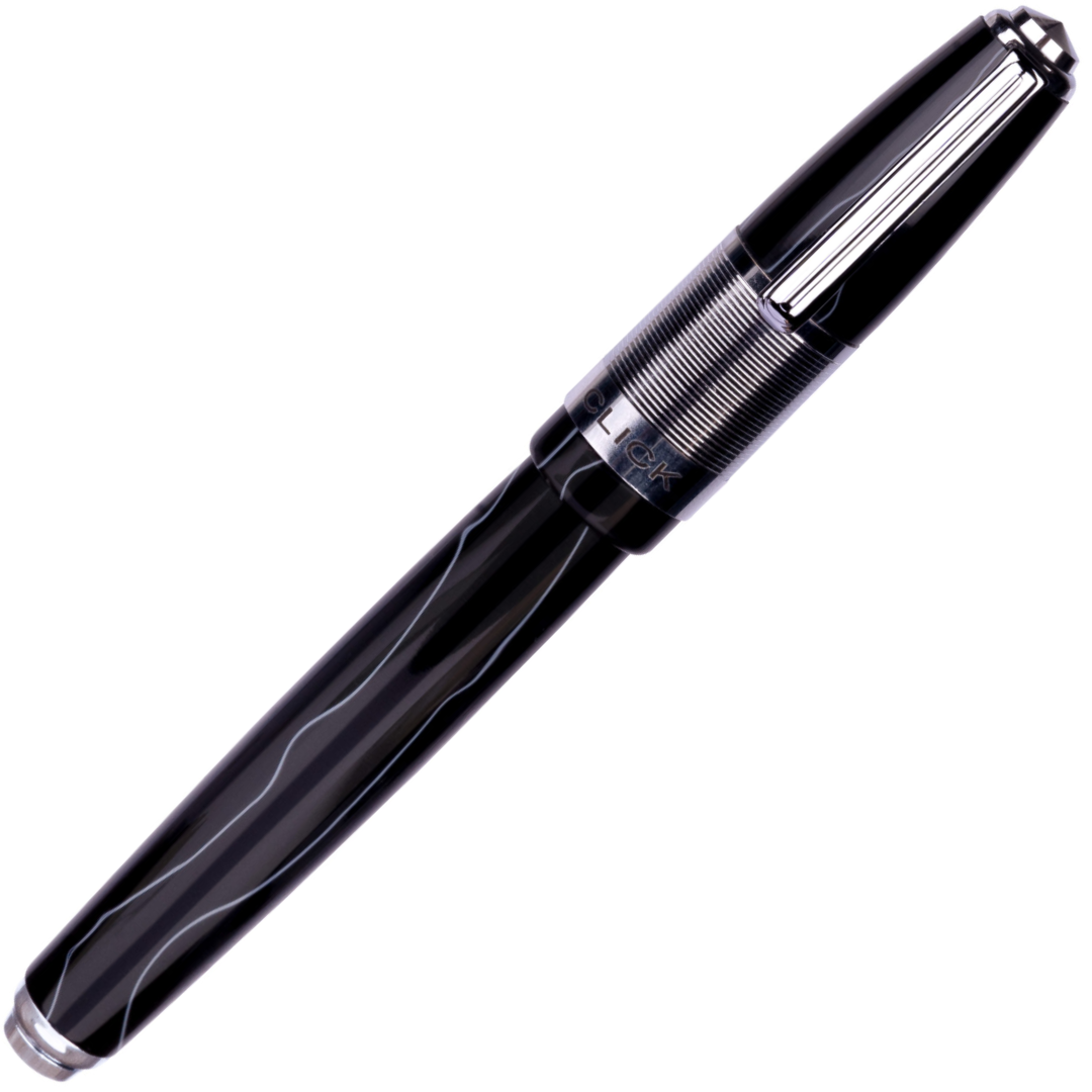 Click Retro Acrylic Fountain Pen Black