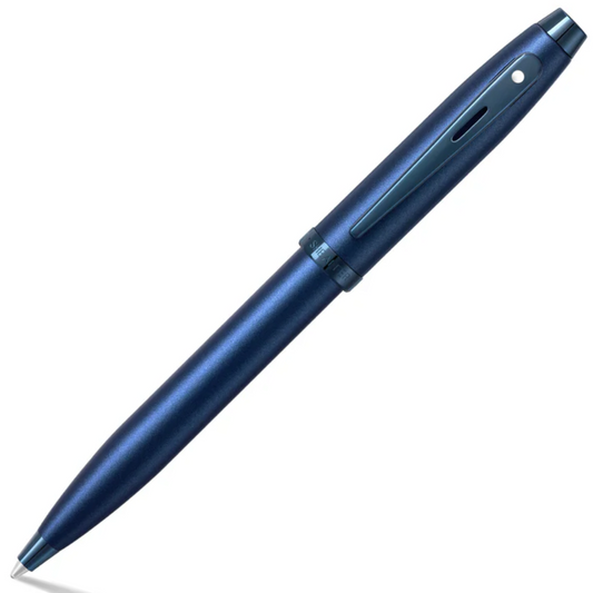 Sheaffer 100 Satin Blue Ball Pen