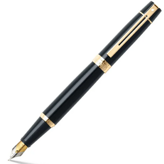 Sheaffer 300 Gloss Black GT Fountain pen - Medium Nib