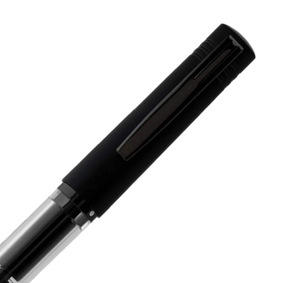 Monteverde MP1 Black Noir Fountain Pen with 15ml Ink Bottle