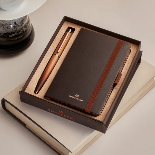 Sheaffer VFM Gift Set Coffee Edition Ballpoint Pen & Small Notebook