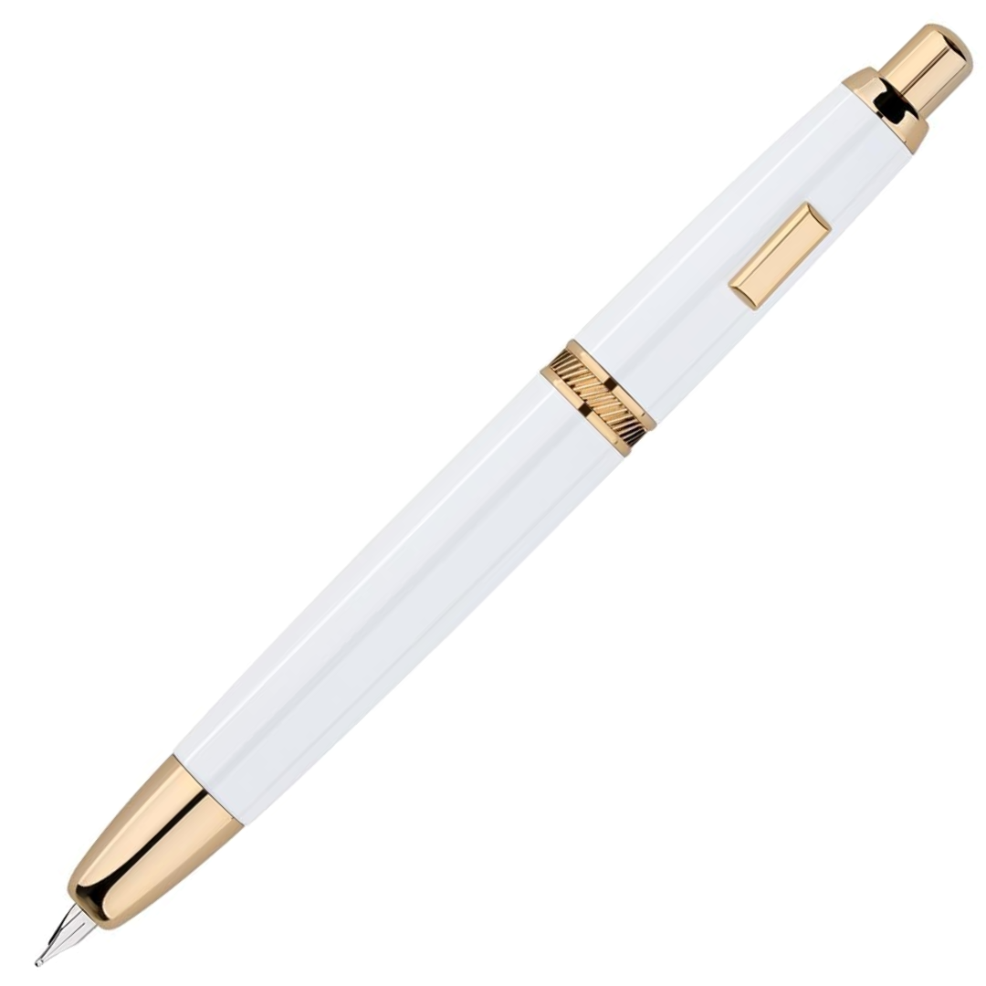 Moonman Majohn A1 Press Capless Fountain Pen White Gold