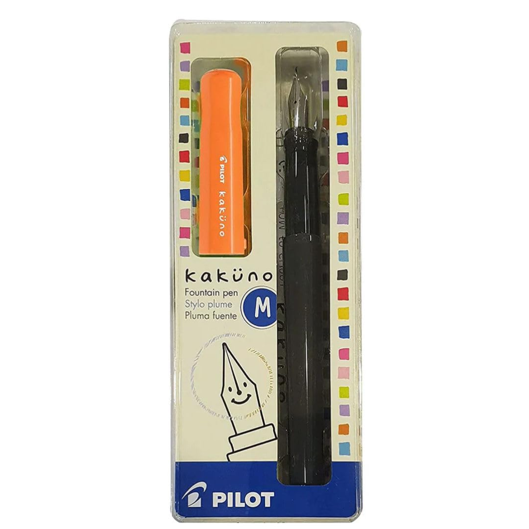 Pilot Kakuno Orange Fountain Pen