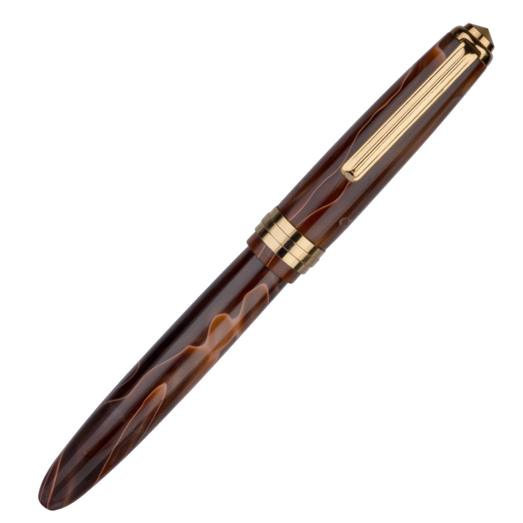 Click Falcon Acrylic GT Fountain Pen Brown