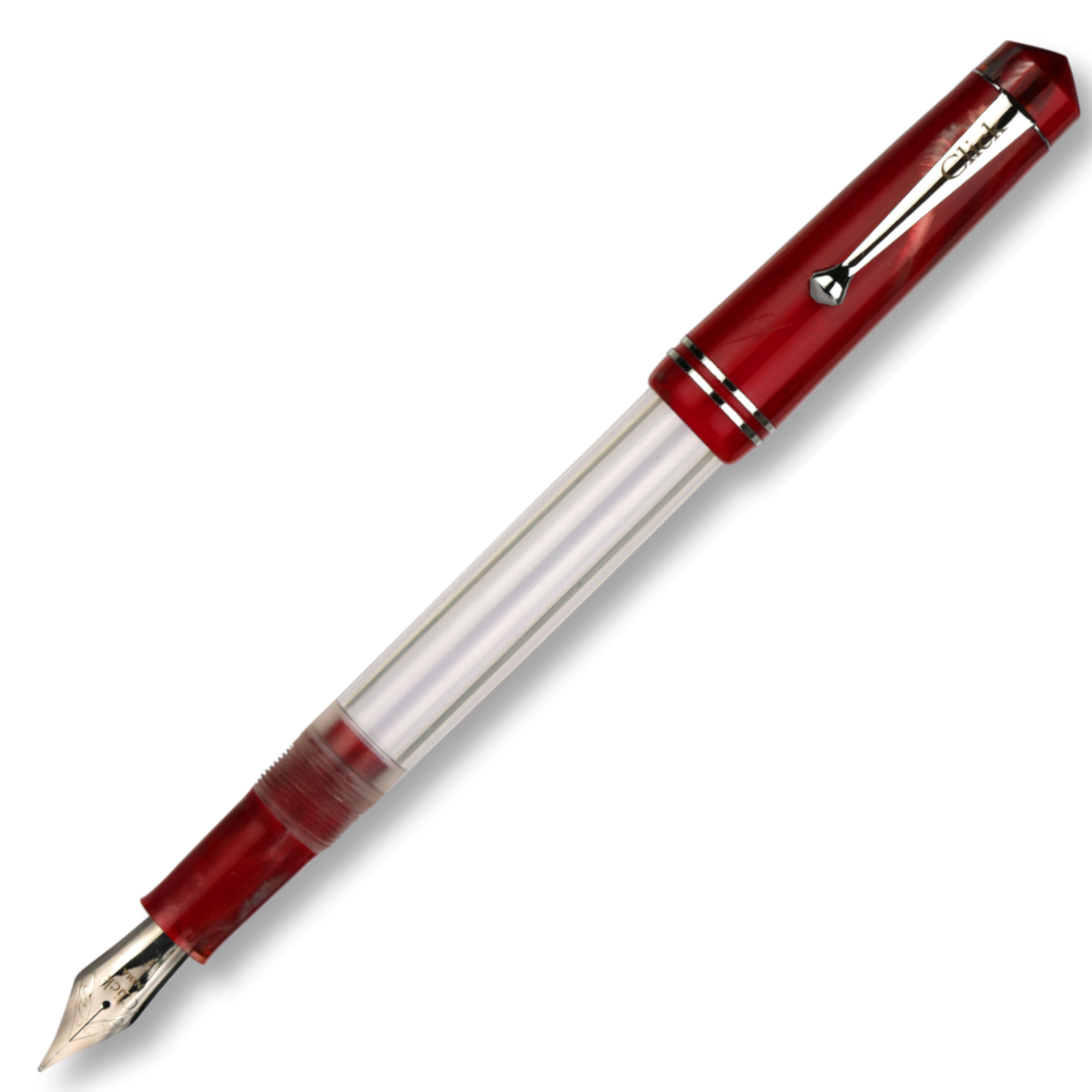 Click Aristocrat HT Fountain Pen Red Marble